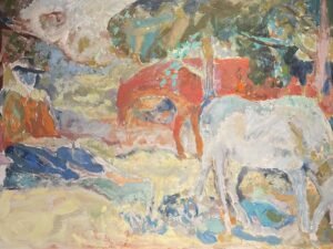 Spring Grazing by susan hertel